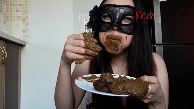 Scat Eating - Scatlina - Eat Shit and Fuck Myself
